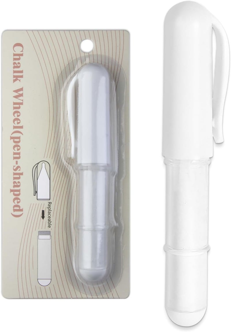 chaseroad Sewing Chalk for Fabric, Wipeable and Washable Fabric Chalk for Sewing, Etailed Marking on Fabrics, Cottons, Leathers - White - Image 1